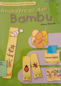 ANEKA KREASI DARI BAMBU